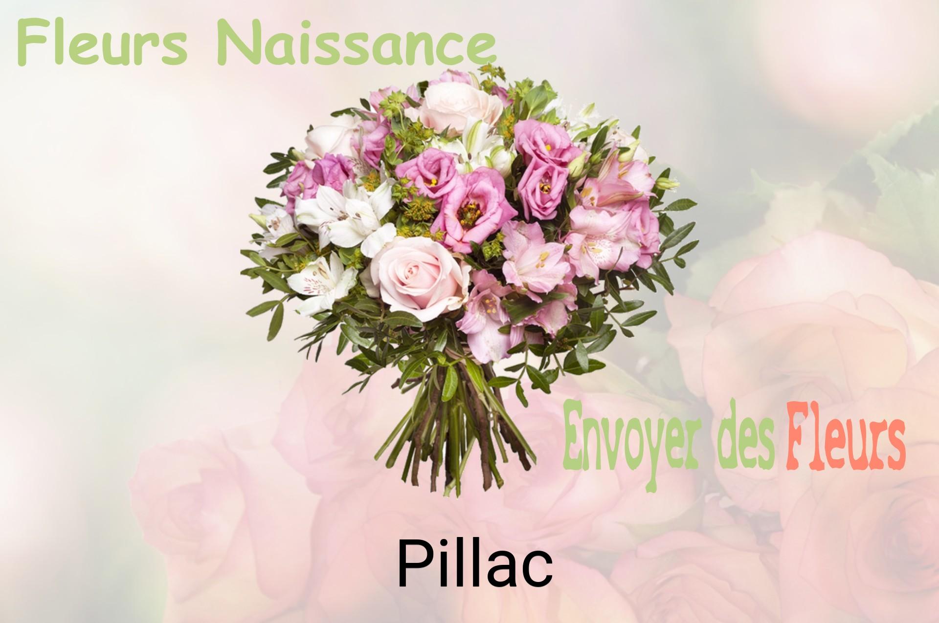 Bouquet de fleurs de naissance livré à Pillac